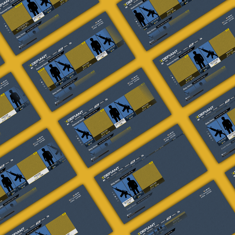 XDefiant store UX thumbnail