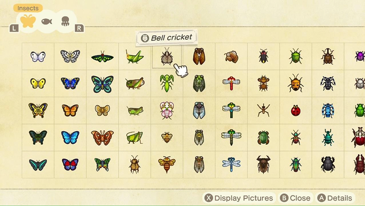 completed critterpedia