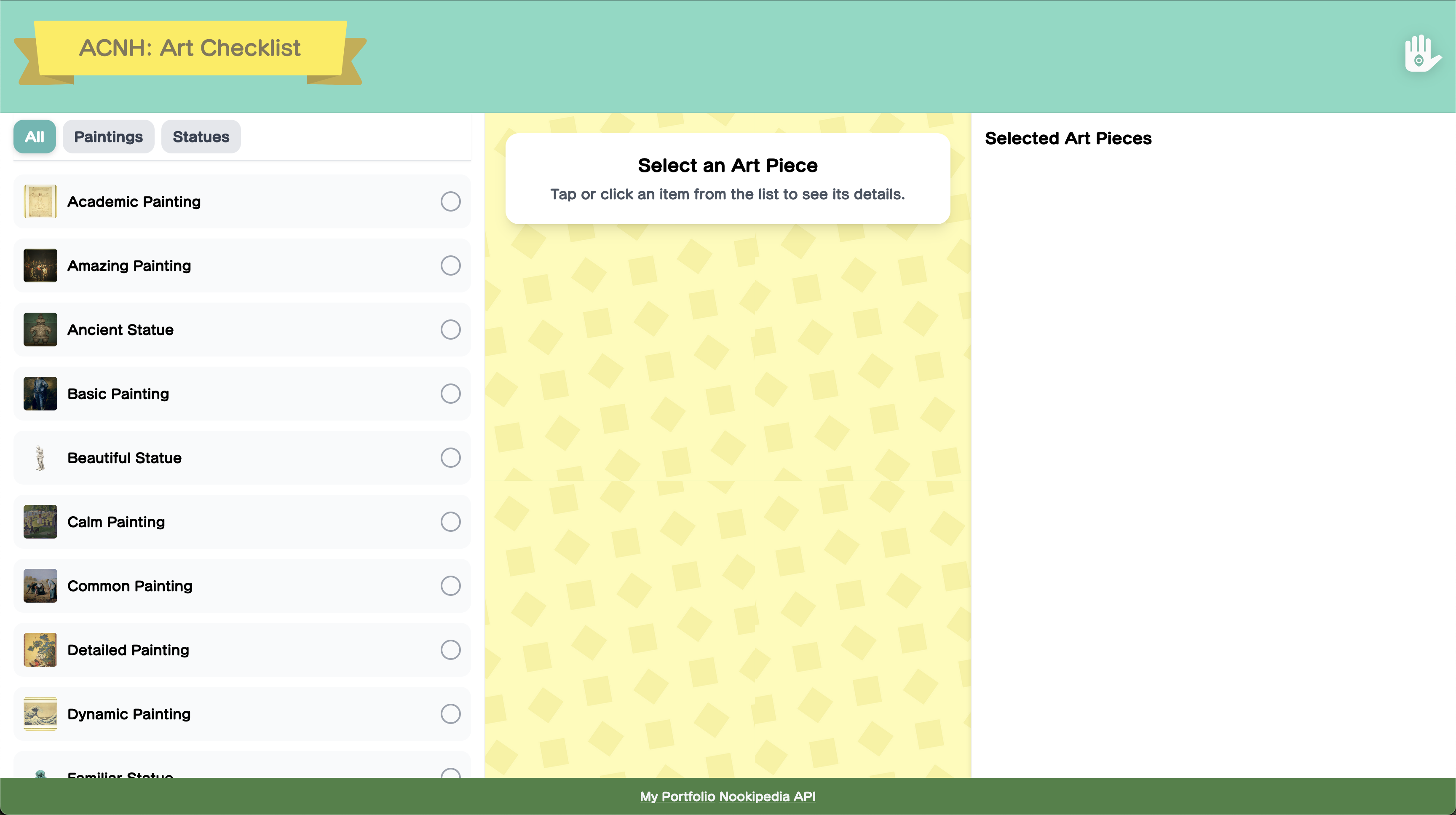 very cool ACNH UI applied to the UX'