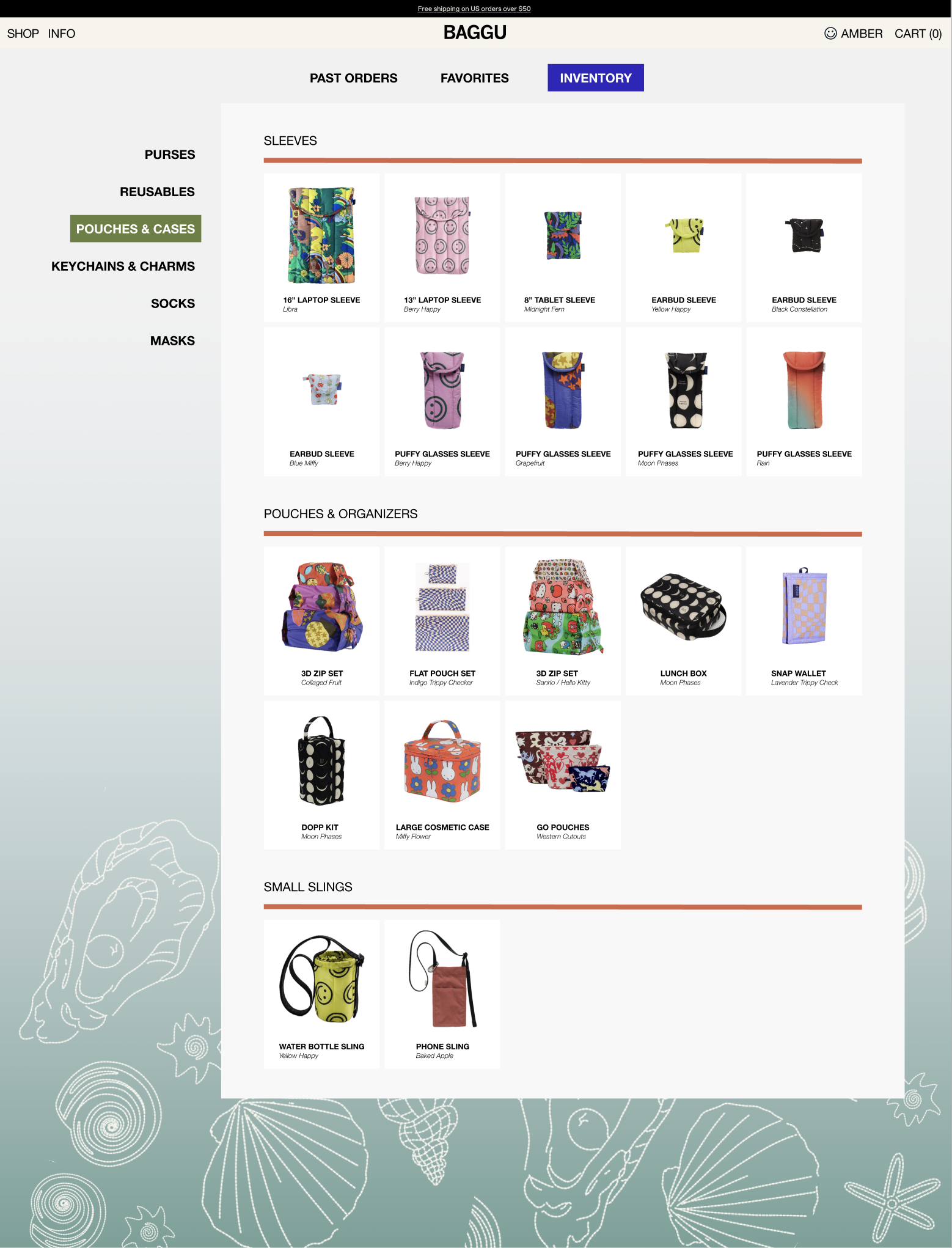 Pouches & Cases inventory