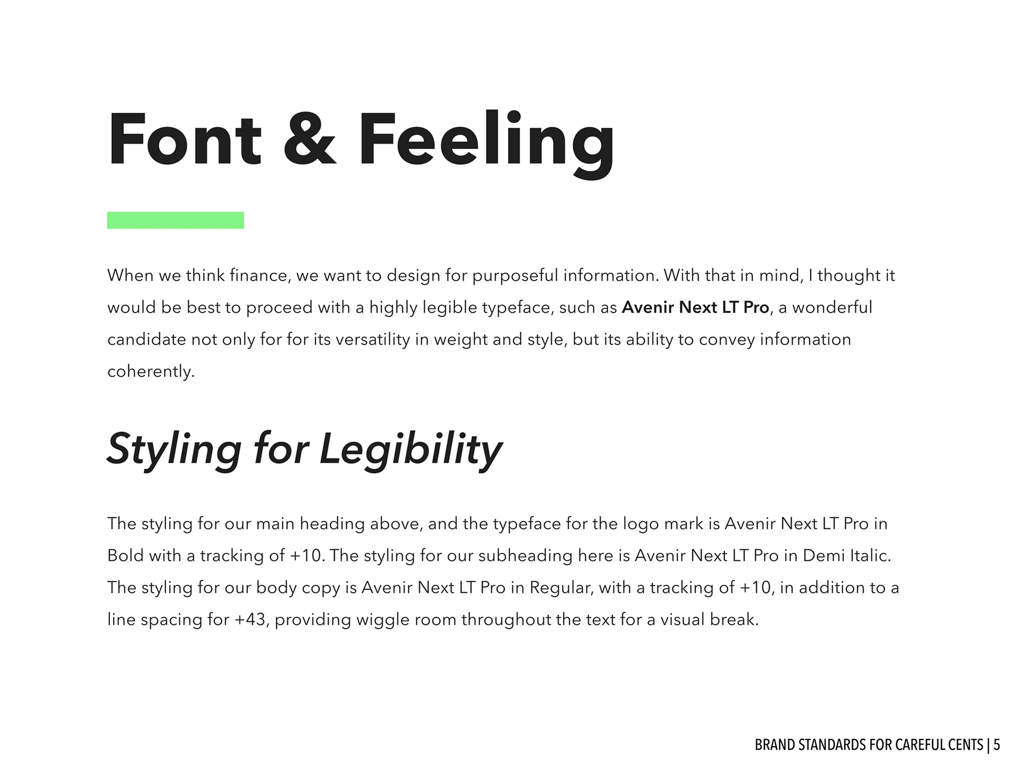 careful-cents branding