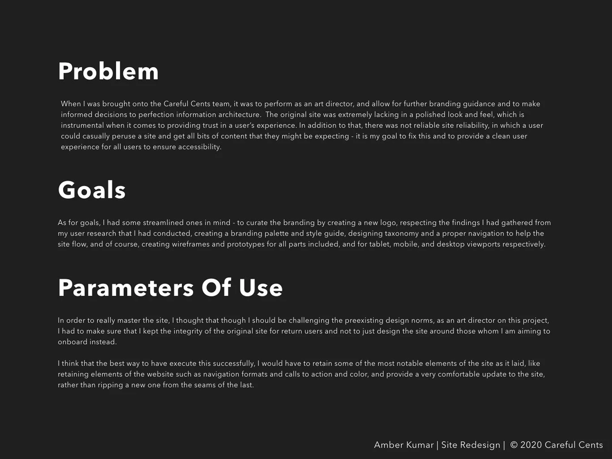 careful-cents branding