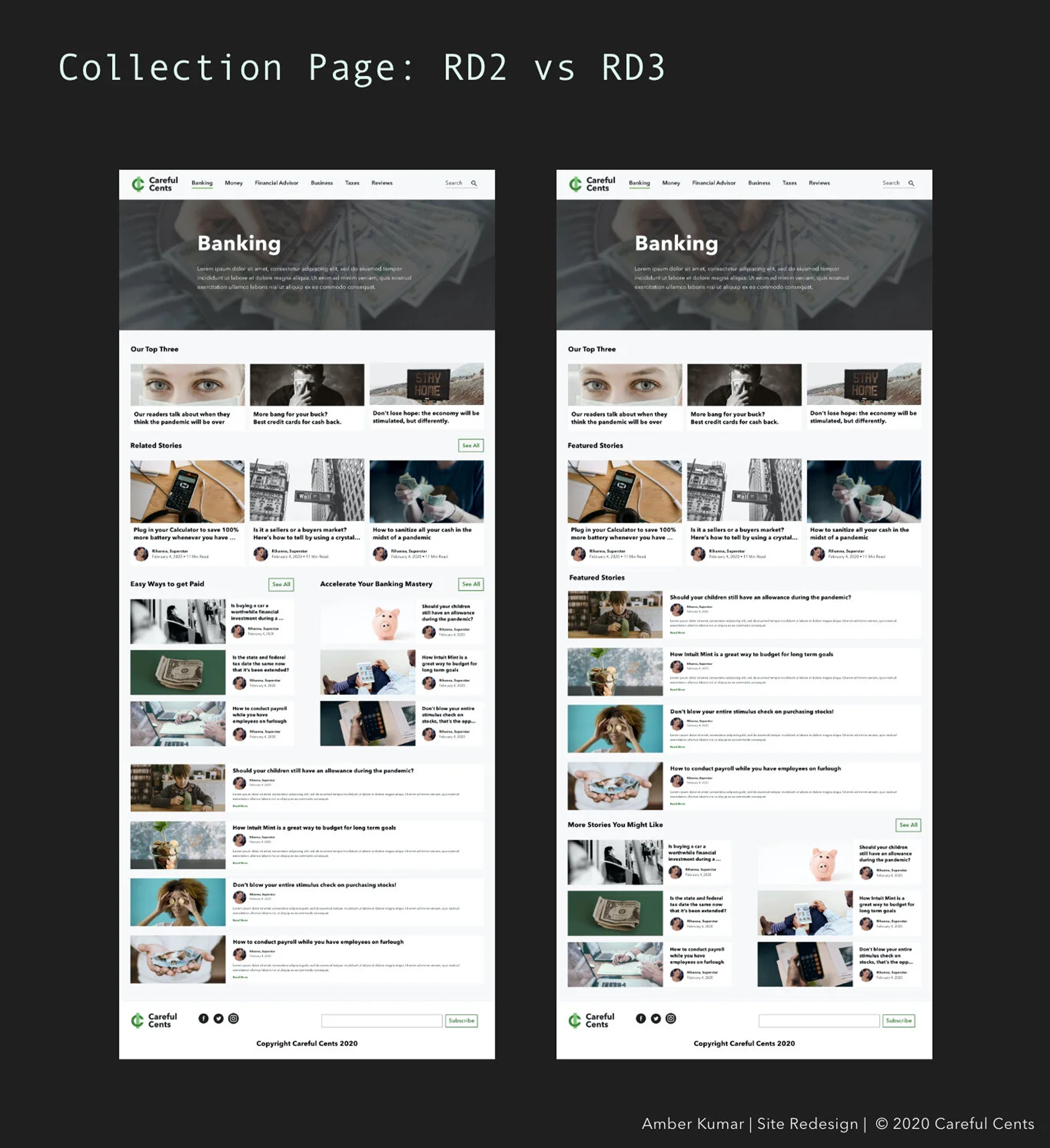 careful-cents branding