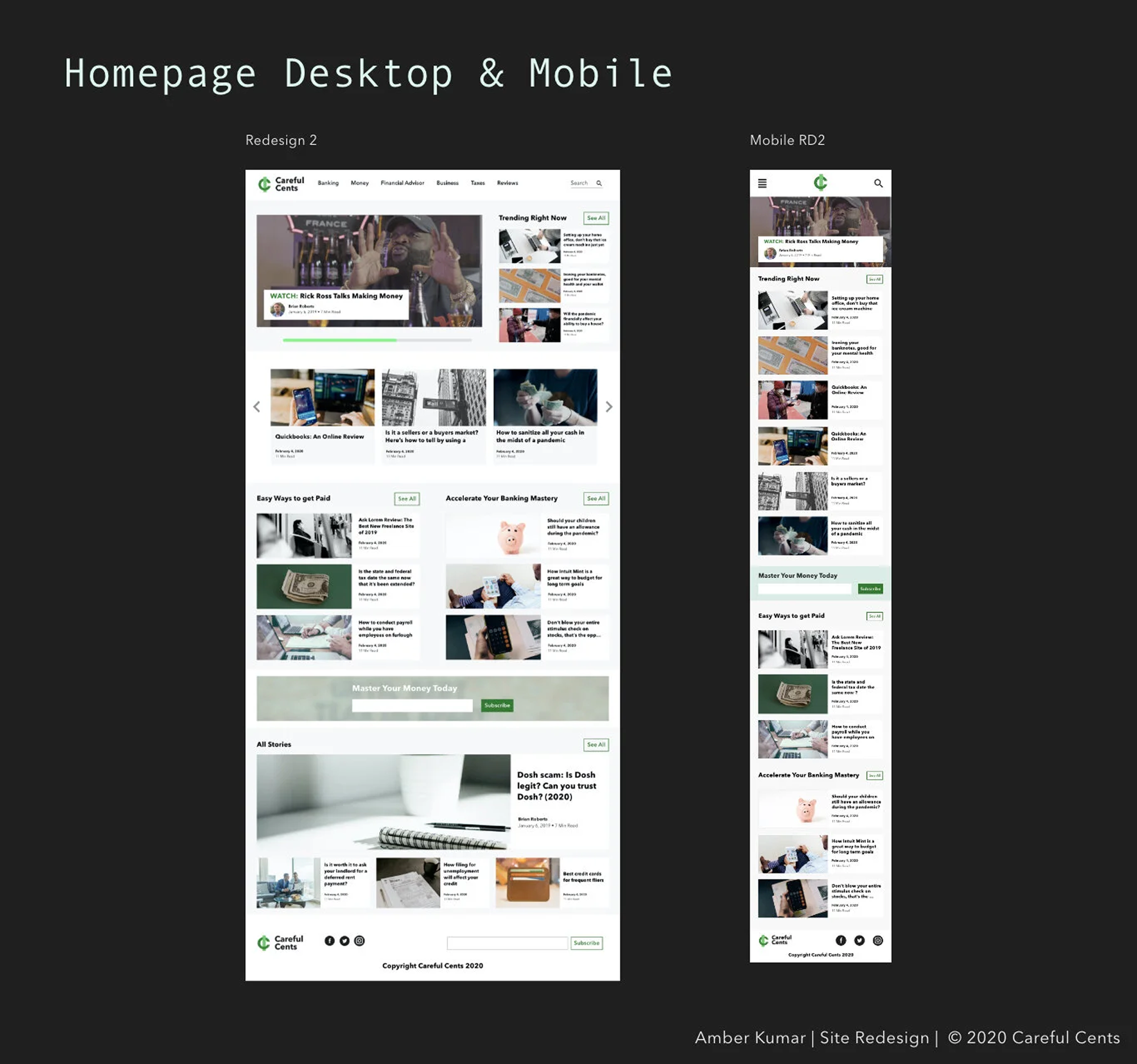 careful-cents branding