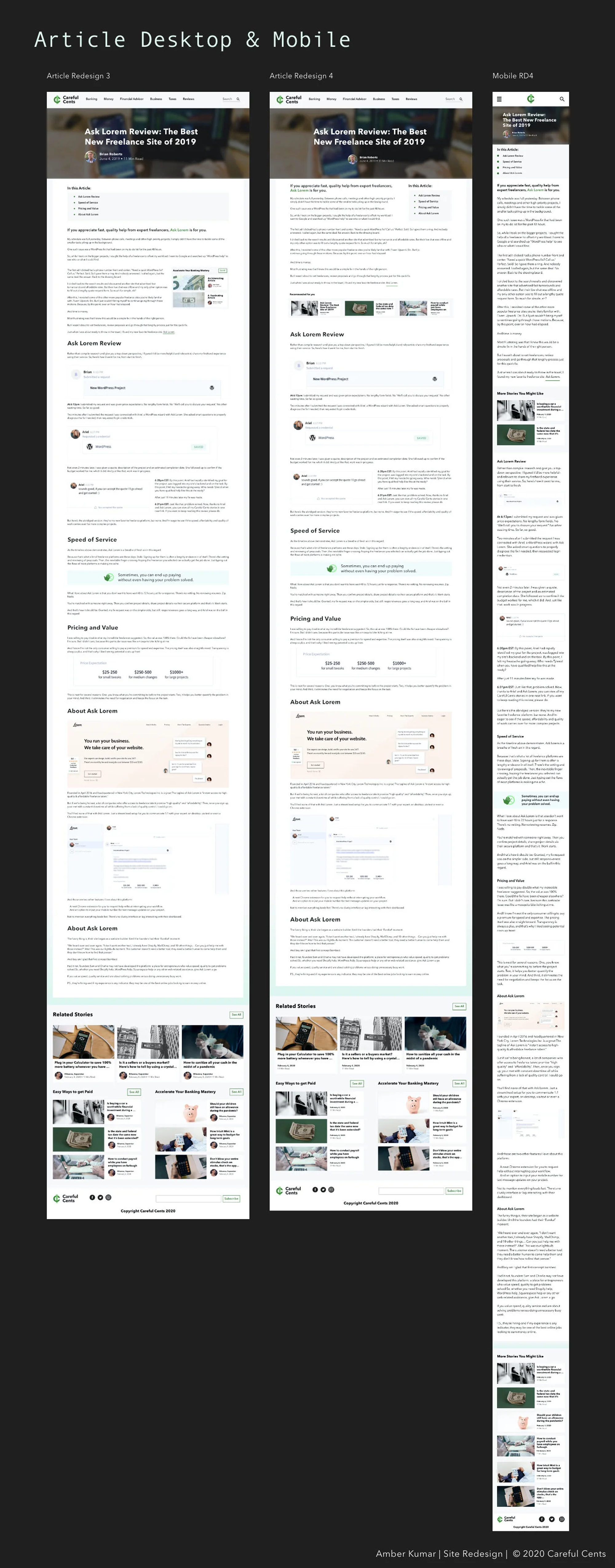 careful-cents branding