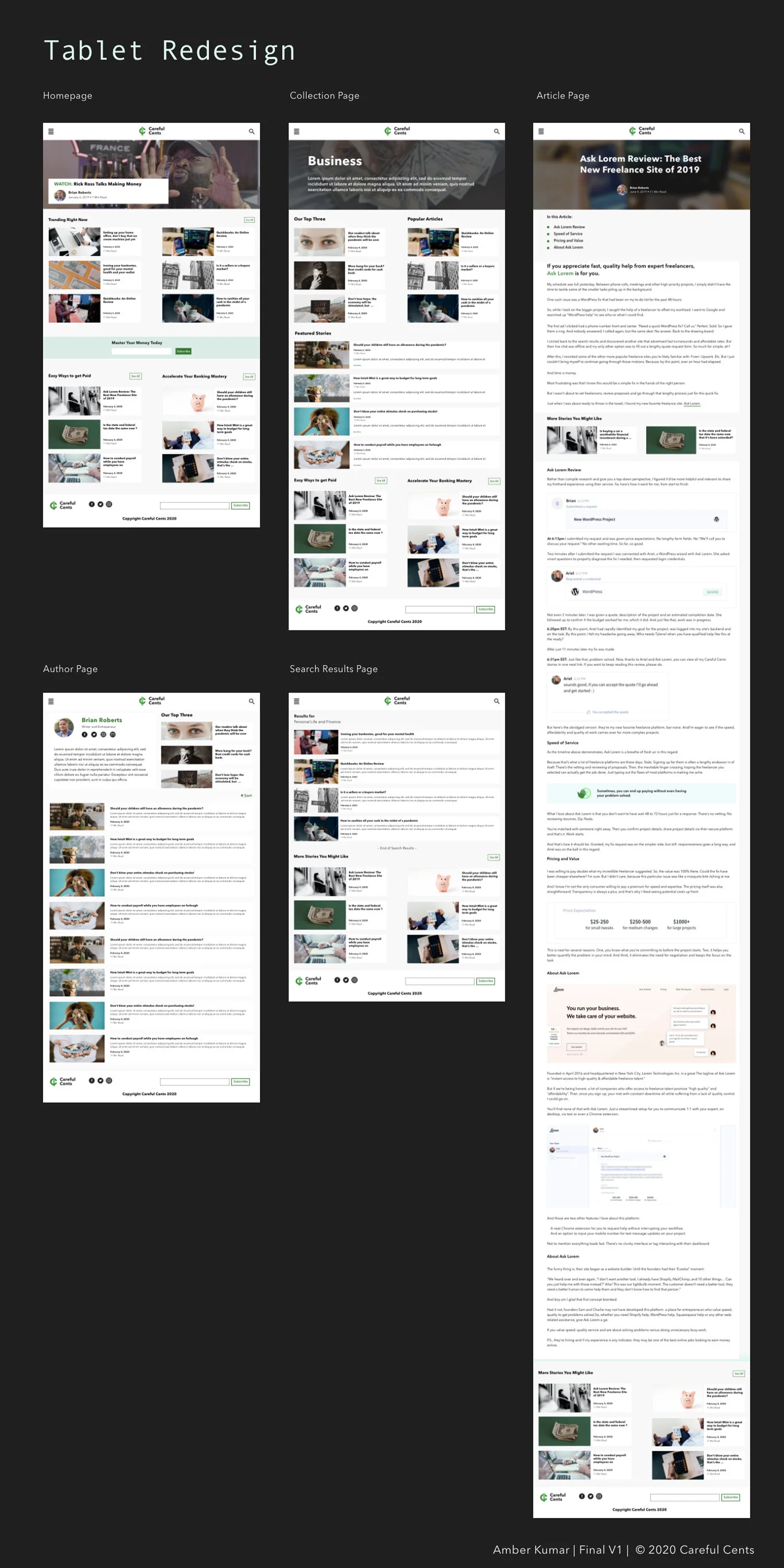 careful-cents branding