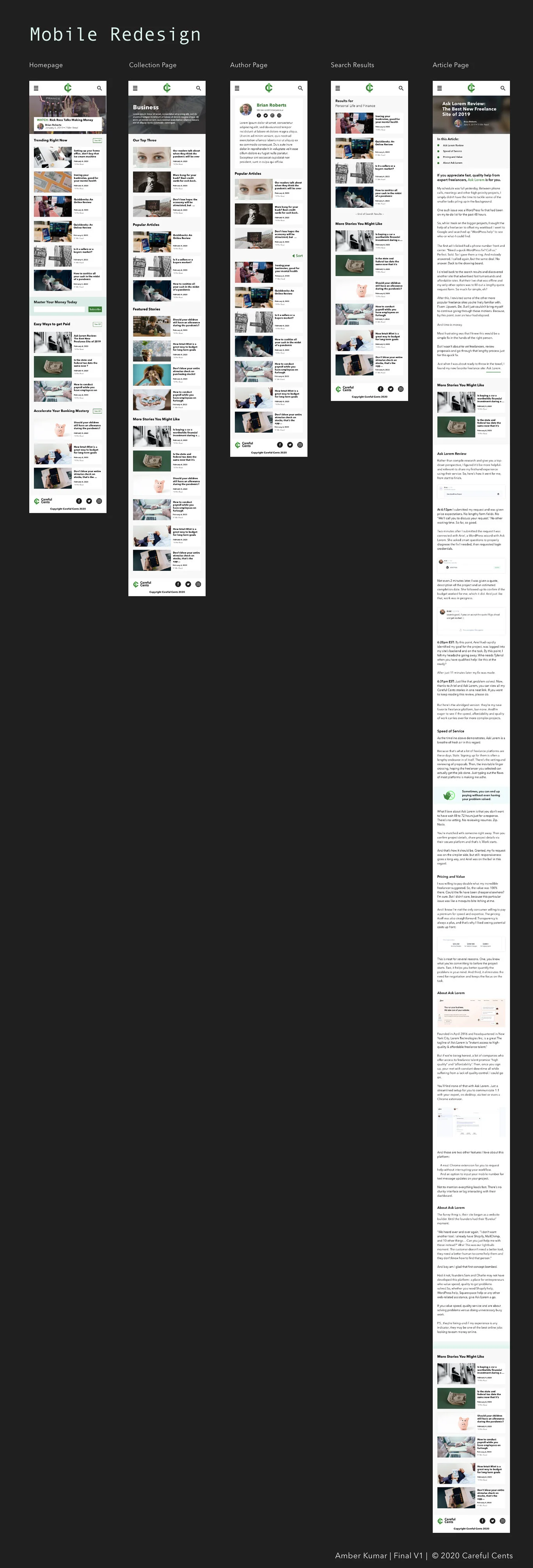 careful-cents branding