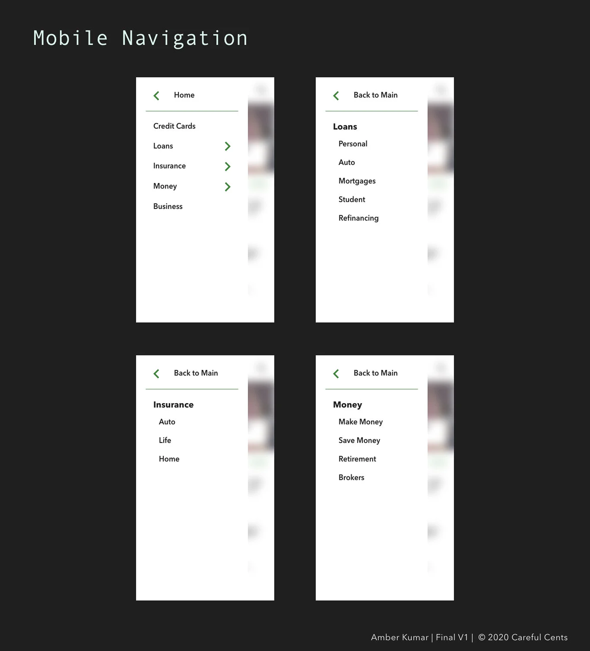 careful-cents branding