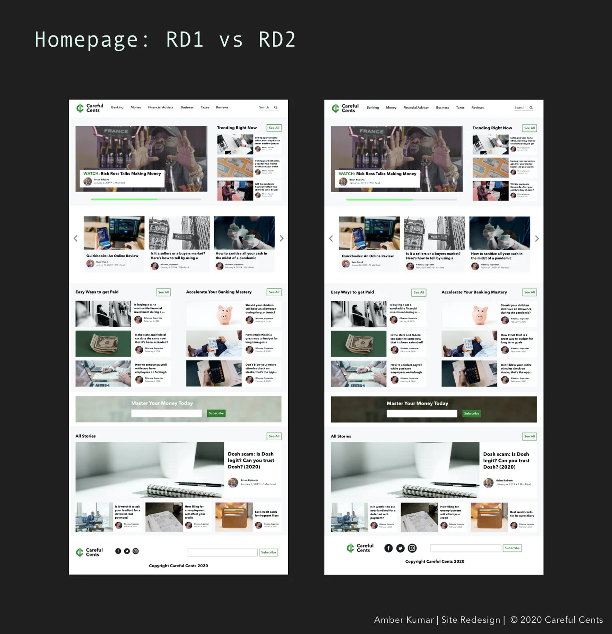 careful-cents branding