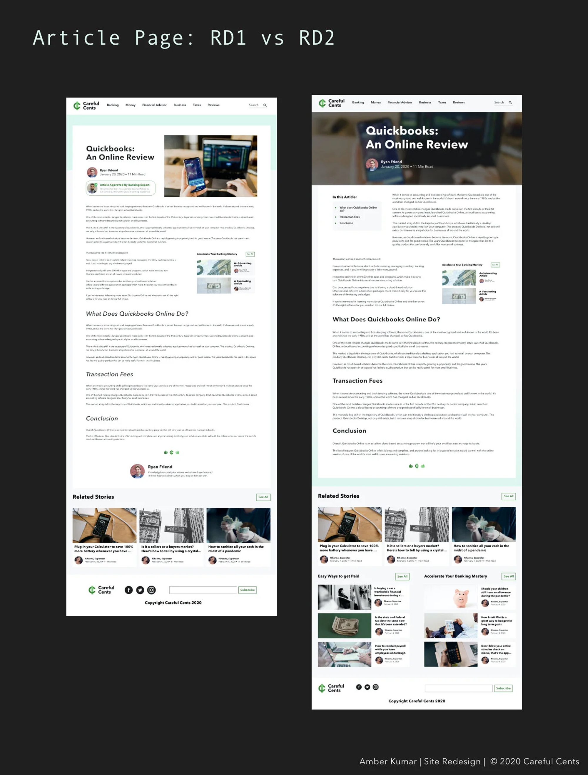 careful-cents branding