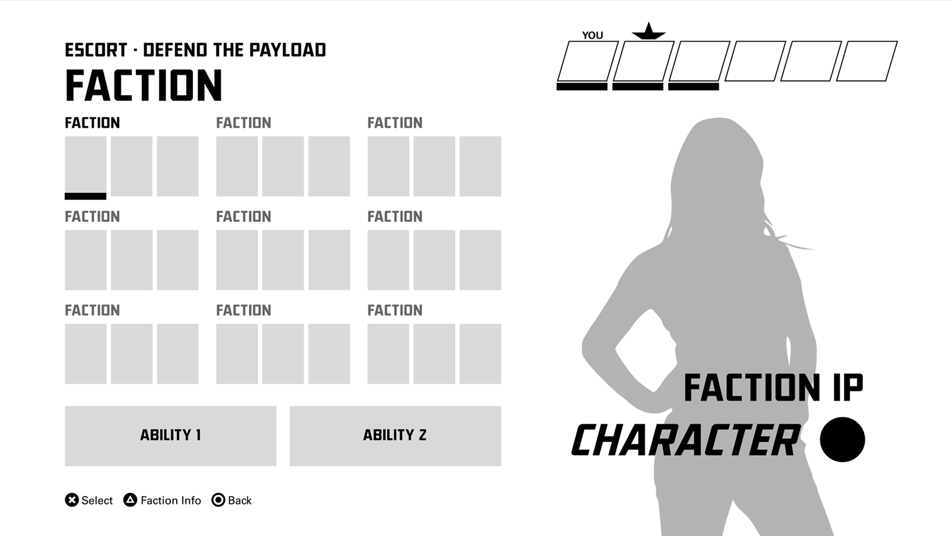 Early ability selection state under restriction